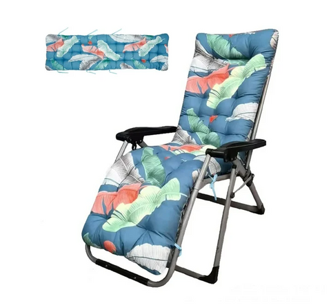 HioHa Lounge Chaise Chair Cushion,High Back Cushion Rocking Chair Padded Sofa Mat with Pillow 67x20x3.15 Inch