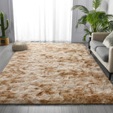 HioHa Area Rugs ,5ftx8ft Shaggy Area Rugs for Living Room Bedroom，Soft Fluffy Rugs& Plush Decorative Rug for Indoor Home Floor Carpet Mat Khaki