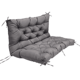 LCGOD Porch Swing Cushions, Outdoor Bench Cushions with Backrest, Waterproof and Fade-Resistant Replacement Swing Cushion for Outdoor Furniture Patio Backyard Garden, 60x40x4 Inches