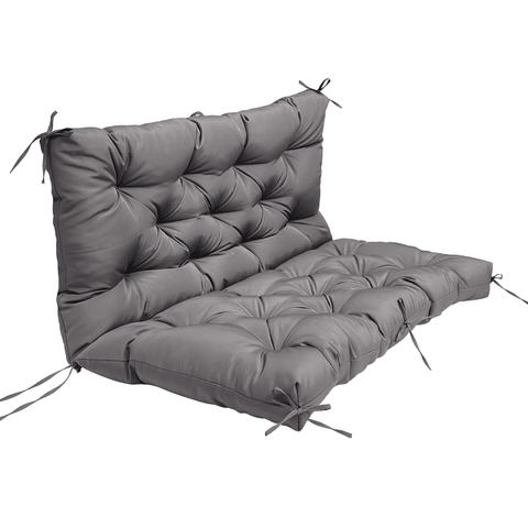 LCGOD Porch Swing Cushions, Outdoor Bench Cushions with Backrest, Waterproof and Fade-Resistant Replacement Swing Cushion for Outdoor Furniture Patio Backyard Garden, 60x40x4 Inches